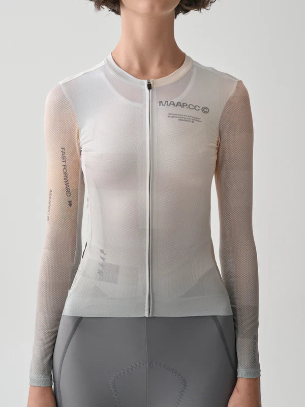 WOMEN'S BLUR PRO AIR LS JERSEY - JAUNE